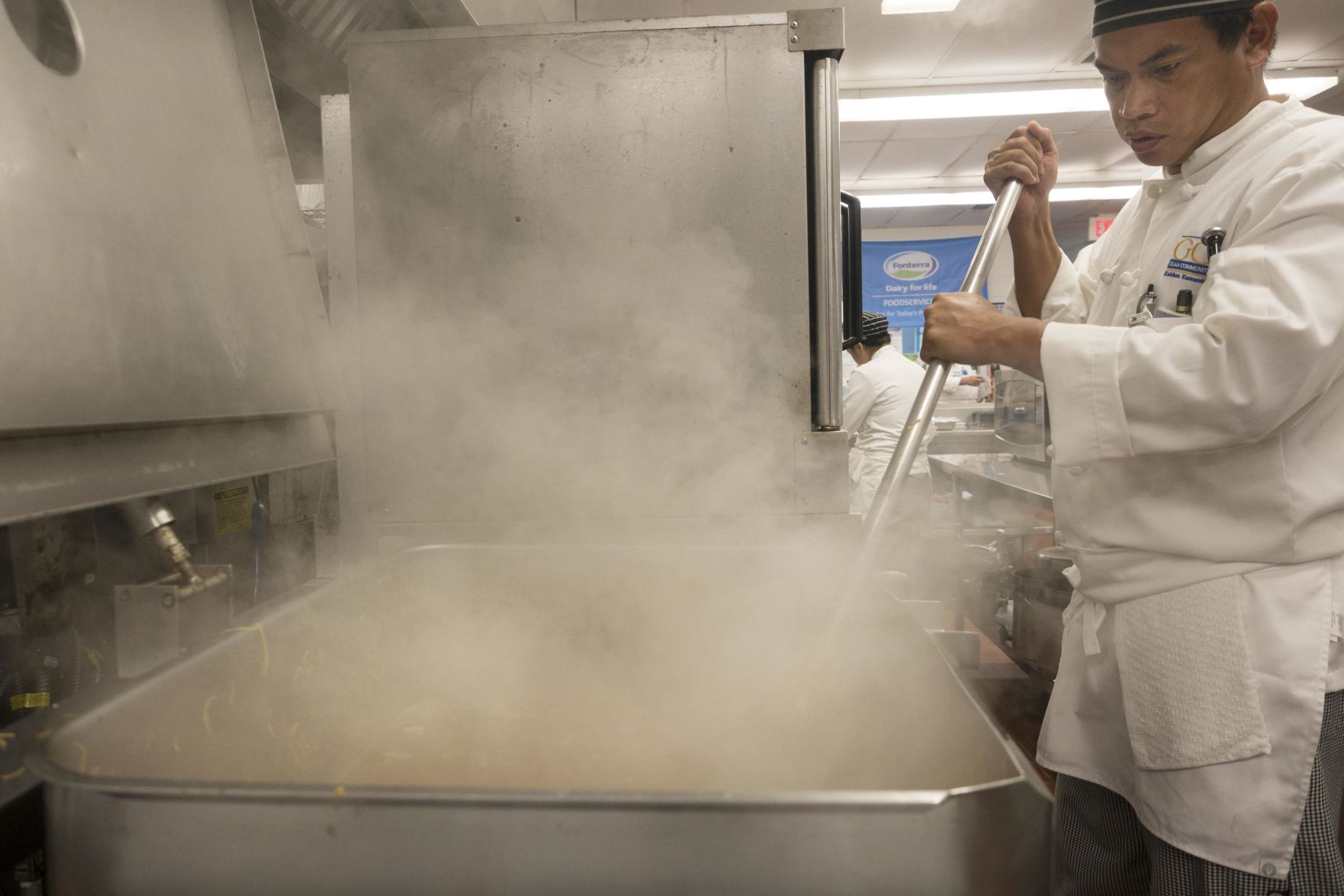 Student chefs present five-star skills with Chinese buffet